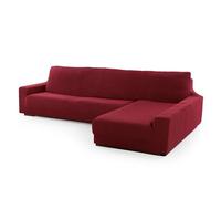SOFASKINS® Super Elastic Chaise Longue Cover, Sofa Cover Right Long Armrest, Sofa Cover Breathable, Comfortable and Durable, Compatible Dimensions of Sofa (210-340 cm), Bordeaux Colour