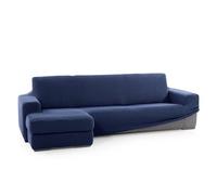 SOFASKINS® Super Elastic Chaise Longue Cover, Sofa Cover Short Left Armrest, Sofa Cover Breathable, Comfortable and Durable, Compatible Dimensions of Sofa (210-340 cm), Colour Navy