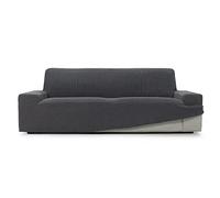 SOFASKINS® Super Elastic Corner Sofa Cover, 3-Seater Sofa Cover, Breathable, Comfortable and Durable, Sofa Cover, Easy to Install, Dimensions (180-230 cm), Dark Grey