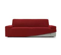 SOFASKINS® Super Elastic Corner Sofa Cover, 3-Seater Sofa Cover, Breathable, Comfortable and Durable, Sofa Cover, Easy to Install, Dimensions (180-230 cm), Red