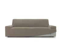 SOFASKINS® Super Elastic Cover, Sofa Cover 4 Seater, Breathable, Comfortable and Durable, Sofa Cover, Easy to Install, Dimensions (230-270 cm), Linen Colour