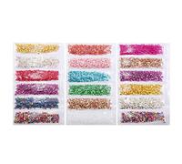 SOFEA 1 Set Broken Glass Stones Crystal UV Epoxy Resin Filler DIY Nail Art Decorations