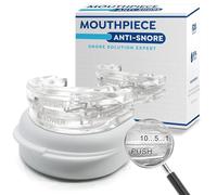 Sofela Airflow - Device Against Snoring and Sleep Apnea, Adjustable Anti Snoring Device Effective Powerful, Comfortable & Improved Breathing, Wireless for Adults(Transparent)