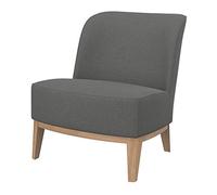 Soferia Replacement Compatible Cover for Stockholm Chair, fabric Elegance Metal Grey