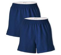 SOFFE Womens Authentic Cheer Short, Navy (2 Pack), XL (Pack of 2)