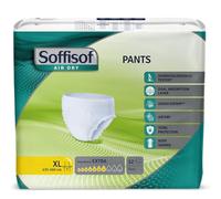Soffisof Air Dry Pants Extra XL - 12x Incontinence Pants - Adult Diapers for Men and Women - 7 Drops Absorbency - X-Large (135-160 cm) - Single Pack