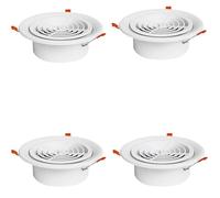 Soffit Air Vent Grille Cover - Round Plastic Exhaust Lid for Inline Duct Fan and HVAC Systems