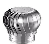Soffit vents exterior,Vent cover, Air Vent Outlet - Turbines Vent Cap Automatic Rotation By Wind/air(200mm)