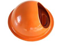 Soffit vents exterior,Vent cover, Bathroom Kitchen Range Hoods Ventilation Clothes Dryer Replacement Vents(Orange,180mm)