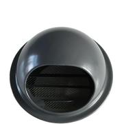 Soffit vents exterior,Vent cover, Bathroom Kitchen Range Hoods Ventilation Clothes Dryer Replacement Vents(Dark gray,110mm)