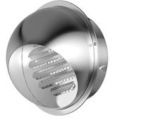 Soffit vents exterior,Vent cover, Cover Round Grille External Extractor Wall Dryer Vent Cap, Mounted To A Wall, Windproof Rainproof Screen Mesh(5.9inch 150mm)