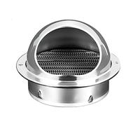 Soffit vents exterior,Vent cover, With Precision NetPrevent Debris From EnteringWith 45° Inclined Louverrainproof,for Gym, Garage(150mm(59"))