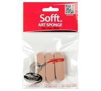 Sofft Artist Tools by GOLDEN, Round Sponge Bars, Pack of 3, Professional Artist Pastels