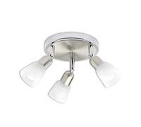 Sofia 3 Light Ceiling Spotlight Finish: Satin Chrome / Chrome