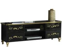 Sofia Black Italian 160cm TV Unit