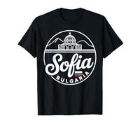 Sofia Bulgaria Retro Script Travel Souvenir T-Shirt