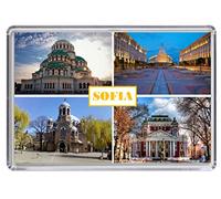 Sofia, Bulgaria Souvenir Acrylic Fridge Magnet (Standard: 70x45mm)