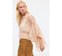 Sofia Cape Top at Free People in Ivory Cream, Size: XL - female