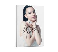 Sofia Carson Print Album Cover Signed Limited Poster,Music Cover Posters,Pop Hip Hop Rap Singer Star Music Poster Aesthetic Canvas Wall Art for Girl And Boy Teens Dorm Decor 12x18inch(30x45cm) Frame-s