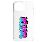 Sofia Graffiti Personalized Name Blue Pink Lettering Case for iPhone 16 Pro Max