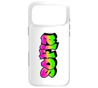 Sofia Graffiti Personalized Name Green Pink Lettering Case for iPhone 17 Pro Max