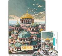 Sofia Jigsaw Puzzles for Adults 1000 Piece,Challenging Game Toys Every Piece Is Unique - Challenging Family Fun Game 38x26cm