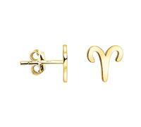 SOFIA MILANI - Women's Earrings 925 Silver - Gold Plated - Aries Zodiac Sign Stud Earring - E2121