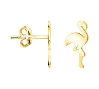 SOFIA MILANI - Women's Earrings 925 Silver - Gold Plated - Flamingo Stud Earring - E2747