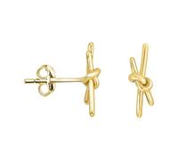 SOFIA MILANI - Women's Earrings 925 Silver - Gold Plated - Knot Stud Earring - 20898