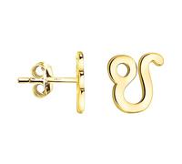 SOFIA MILANI - Women's Earrings 925 Silver - Gold Plated - Leo Zodiac Sign Stud Earring - E2147