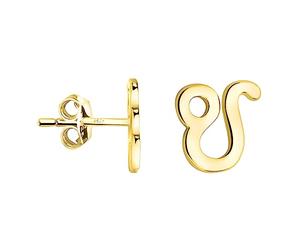 SOFIA MILANI - Women's Earrings 925 Silver - Gold Plated - Leo Zodiac Sign Stud Earring - E2147