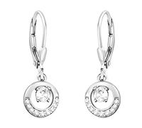 SOFIA MILANI - Women's Earrings 925 Silver - with Zirconia Stones - Circle Dangle Earring - E1939