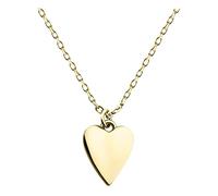 Sofia Milani - Women's Necklace 925 Silver - Gold Plated - Heart Pendant - N0486