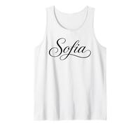 Sofia Name Women Elegant Cute Wife Fancy Girl Girlfriend GF Tank Top