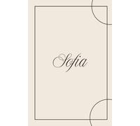 Sofia - Quaderno Elegante 6x9 con Copertina Rigida: Taccuino raffinato a righe R1 con 100 pagine - Design minimal color Gardenia - Ideale per scrivere, annotare e organizzare le idee