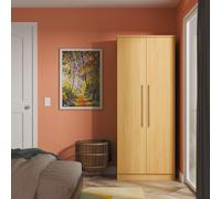 Sofia Ready Assembled 2 Door Wardrobe in Modern Oak - Welcome Furniture | TJ Hughes