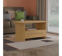 Sofia Ready Assembled Bottom Drawer Coffee Table in Modern Oak - Welcome Furniture | TJ Hughes