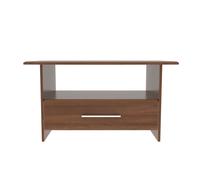 Sofia Ready Assembled Bottom Drawer Coffee Table in Noche Walnut - Welcome Furniture | TJ Hughes