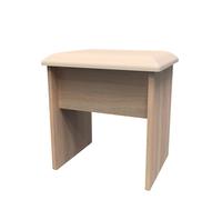 Sofia Ready Assembled Dressing Table Stool - Bardolino Oak - Welcome Furniture | TJ Hughes