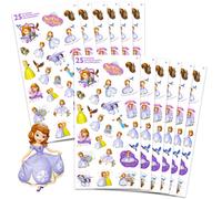 Sofia The First Party Favors for Boys & Girls Bundle ~ 12 Pack Sofia The First Sticker Sheets for Kids Birthday Party Goodie Bags | Sofia The First P