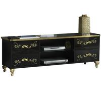 Sofia TV Unit - 160cm - Black Italian
