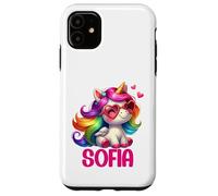 Sofia Unicorn Name Personalized Design Case for iPhone 11