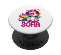 Sofia Unicorn Name Personalized Design PopSockets Adhesive PopGrip