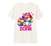 Sofia Unicorn Name Personalized Design Premium T-Shirt
