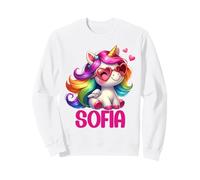 Sofia Unicorn Name Personalized Design Sweatshirt