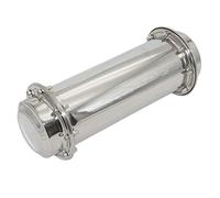 SOFIALXC Time Capsule Anti-Corrosion Waterproof Stainless Steel Capsule Container Durable Lock Container for Future Gift (13.4 inch/34CM)