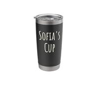 Sofia's Cup, Girl's Funny Custom Personalized Women's Name Stainless Steel Insulated Tumbler