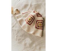Sofie Crochet Bucket Hat at Free People in Ivory - female