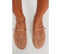 Sofie Mesh Flats by Circus NY by Sam Edelman at Free People in Ballet Blush, Size: US 8.5 - female