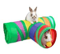 Sofier Guinea Pig Tunnel Hideout Cage Accessories Chew Toys for Hamster Rabbit Ferret Rat Chinchilla Hedgehog Enrichment Playpen Boredom